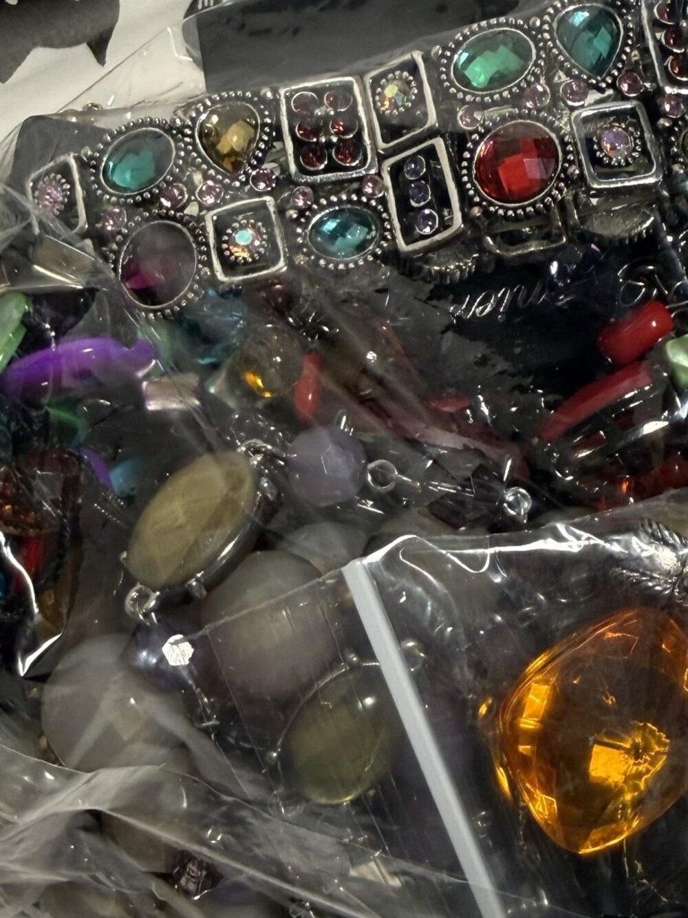 NEW UNUSED Mystery Jewelry Bag Multicolored Theme